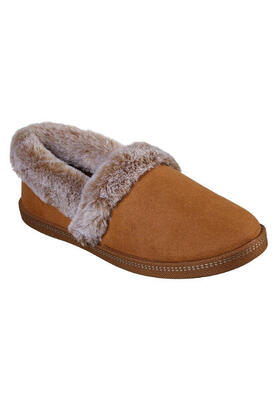 Skechers Damen Cozy Campfire - FRESH TOAST Hausschuhe Pantoffeln 167219 Braun