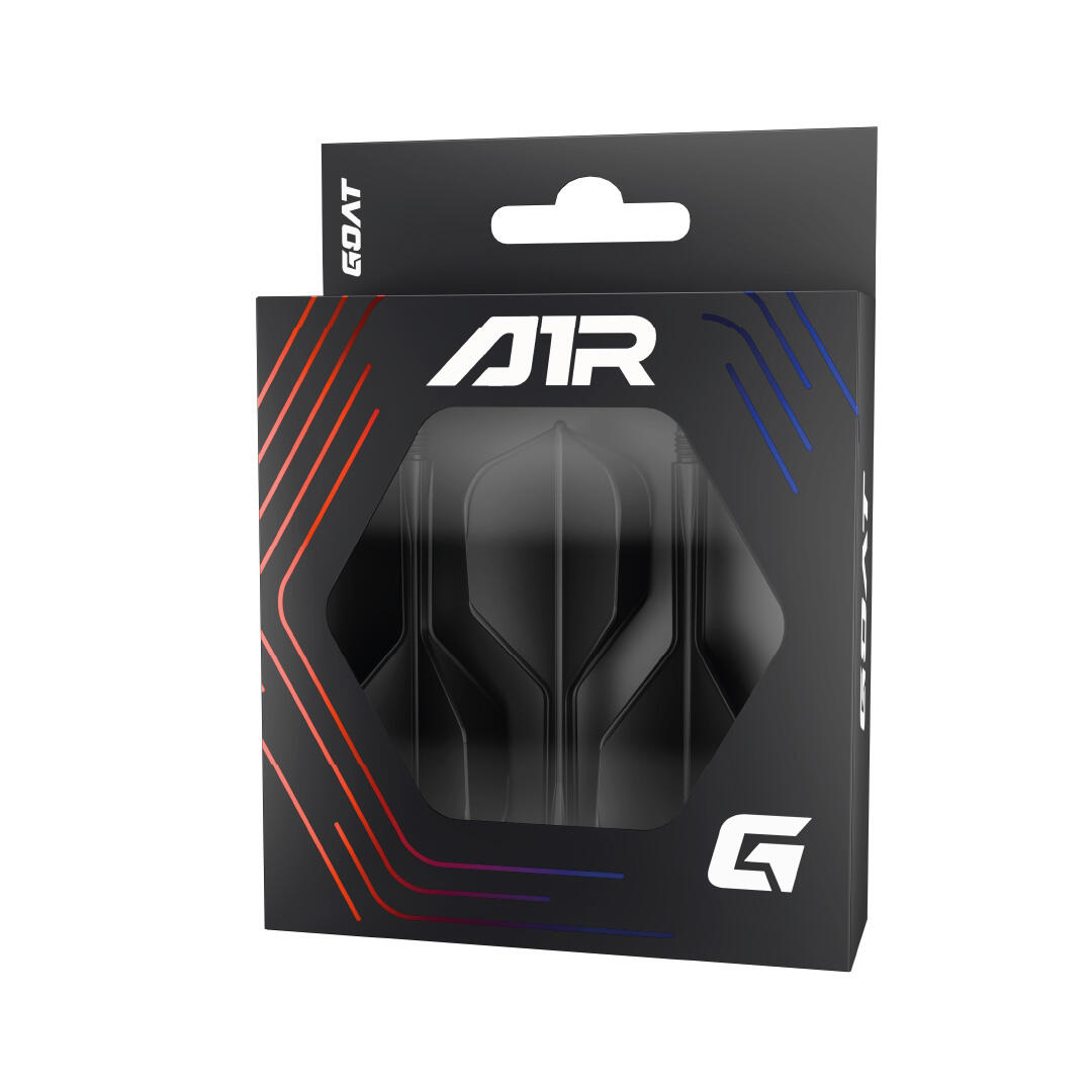 GOAT XQ Max Dart Flight En Shaft In 1 - Air FLEX 06 Zwart - Medium 2/6