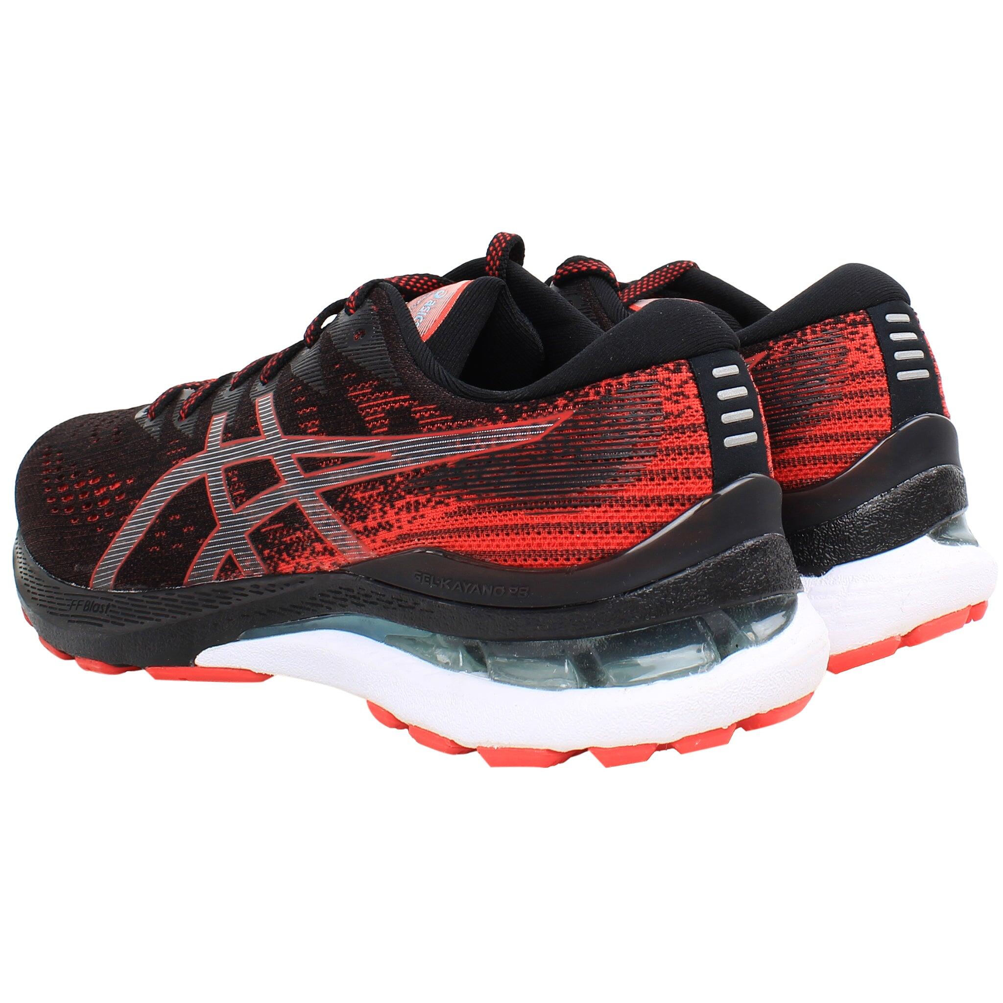 ASICS Asics Gel-Kayano 28 Mens Black/Red Running Shoes
