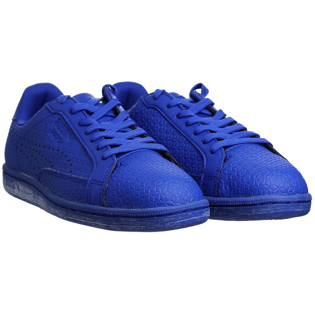 Puma Match Emboss Mens Blue Trainers 2/5