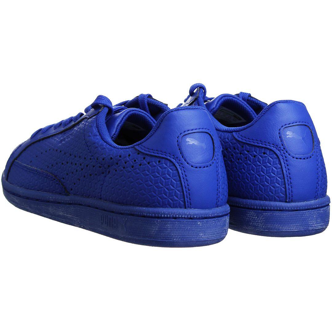 Puma Match Emboss Mens Blue Trainers 3/5