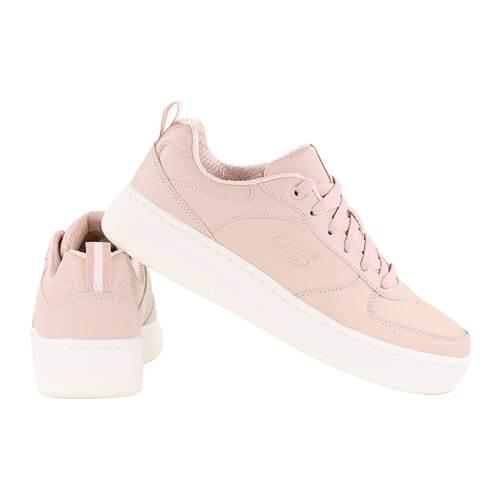 Chaussures Femmes Skechers Sport Court 92 rose 3/4