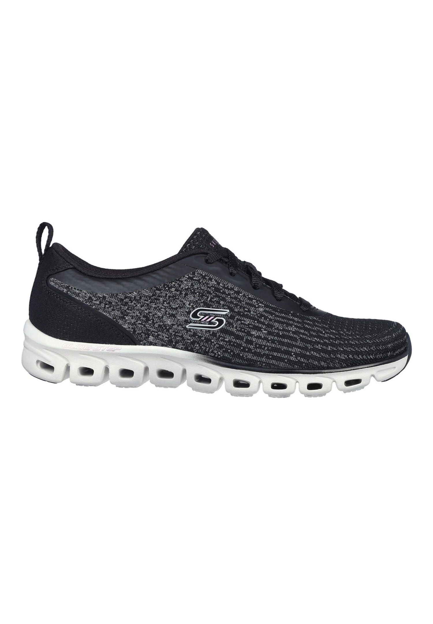 Skechers GLIDE-STEP HEAD START Damen Sneakers 104325 BKW schwarz 2/4