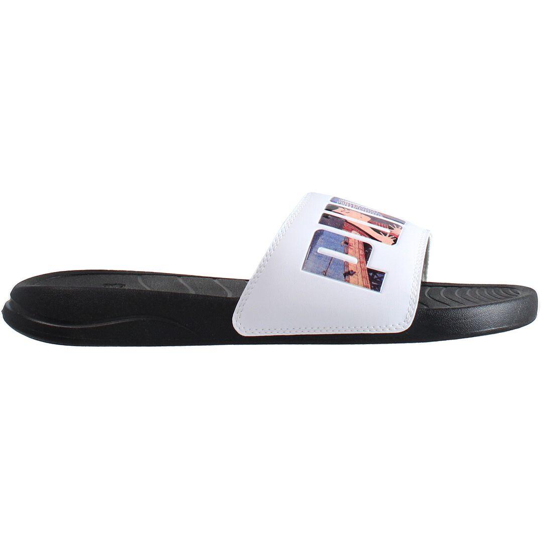 PUMA Puma Popcat Ukiyoe Mens White/Black Sliders