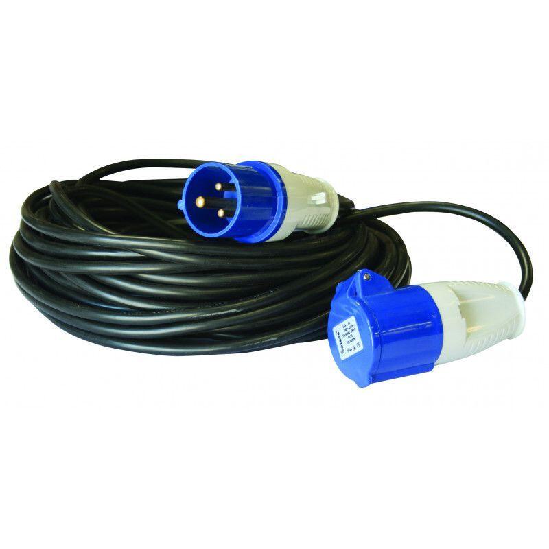 Pack ANTARION Rallonge électrique 25m P17 + Adaptateur femelle 0,50cm 2/3