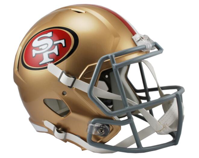 Riddell Speed Replica Helmet Club 49ers Fanzone 1/2