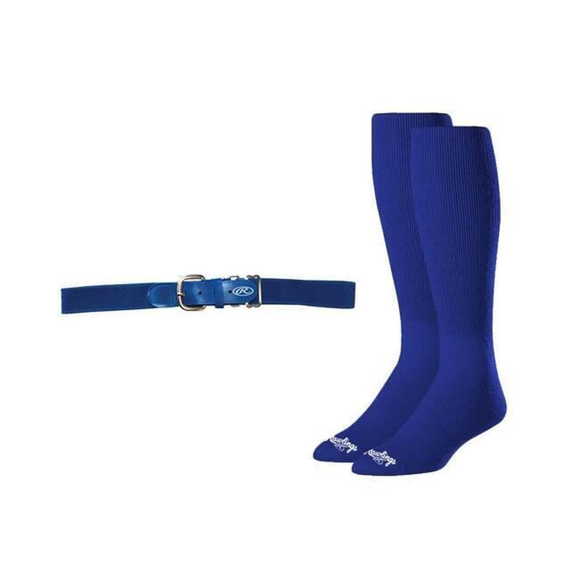 Ceinture et chaussettes Rawlings Baseball Combo S Royal