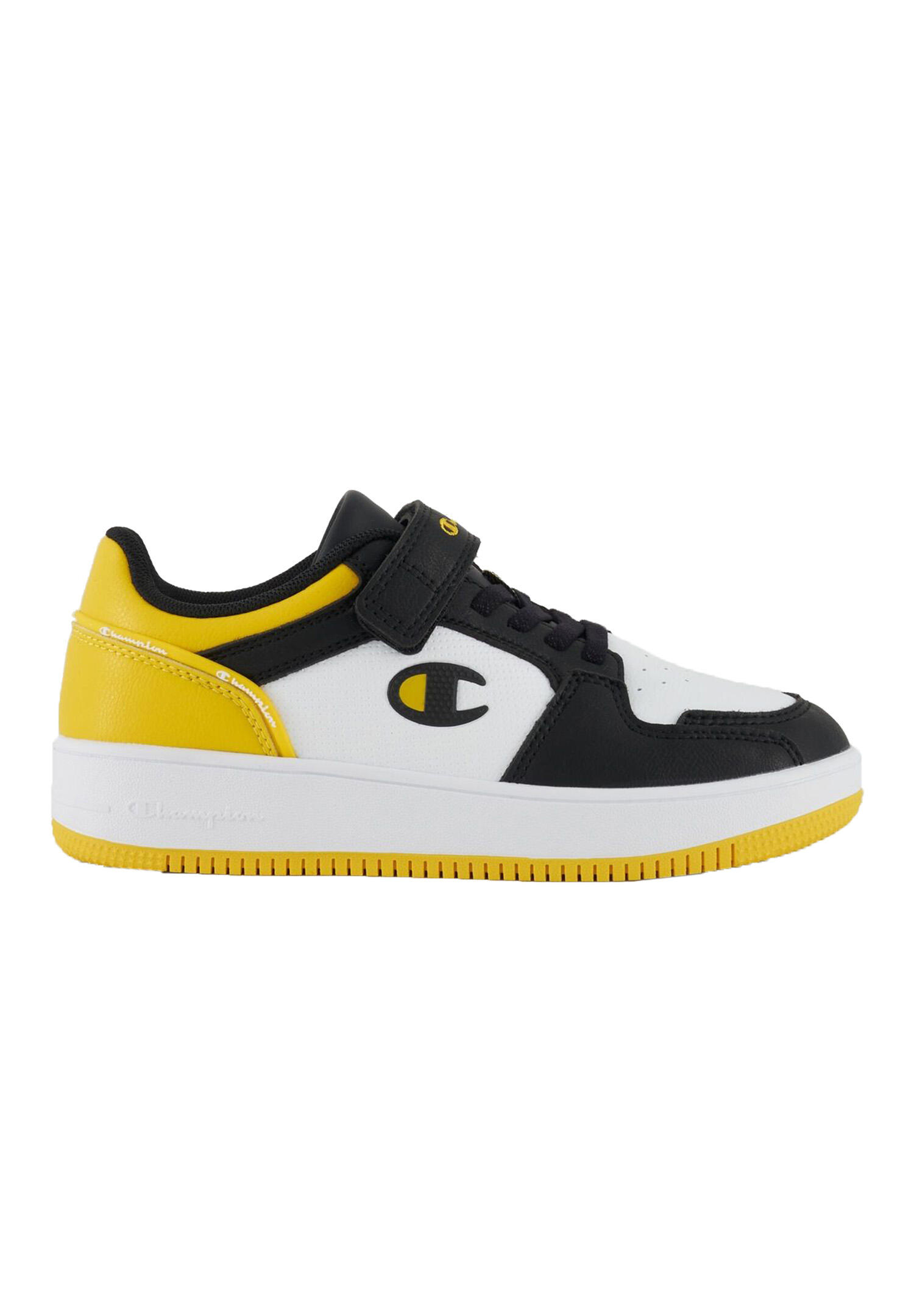 Champion RD 2.0LOW Kinder Sneaker S32414-CHA-WW013 weiss/schwarz/gelb 2/4