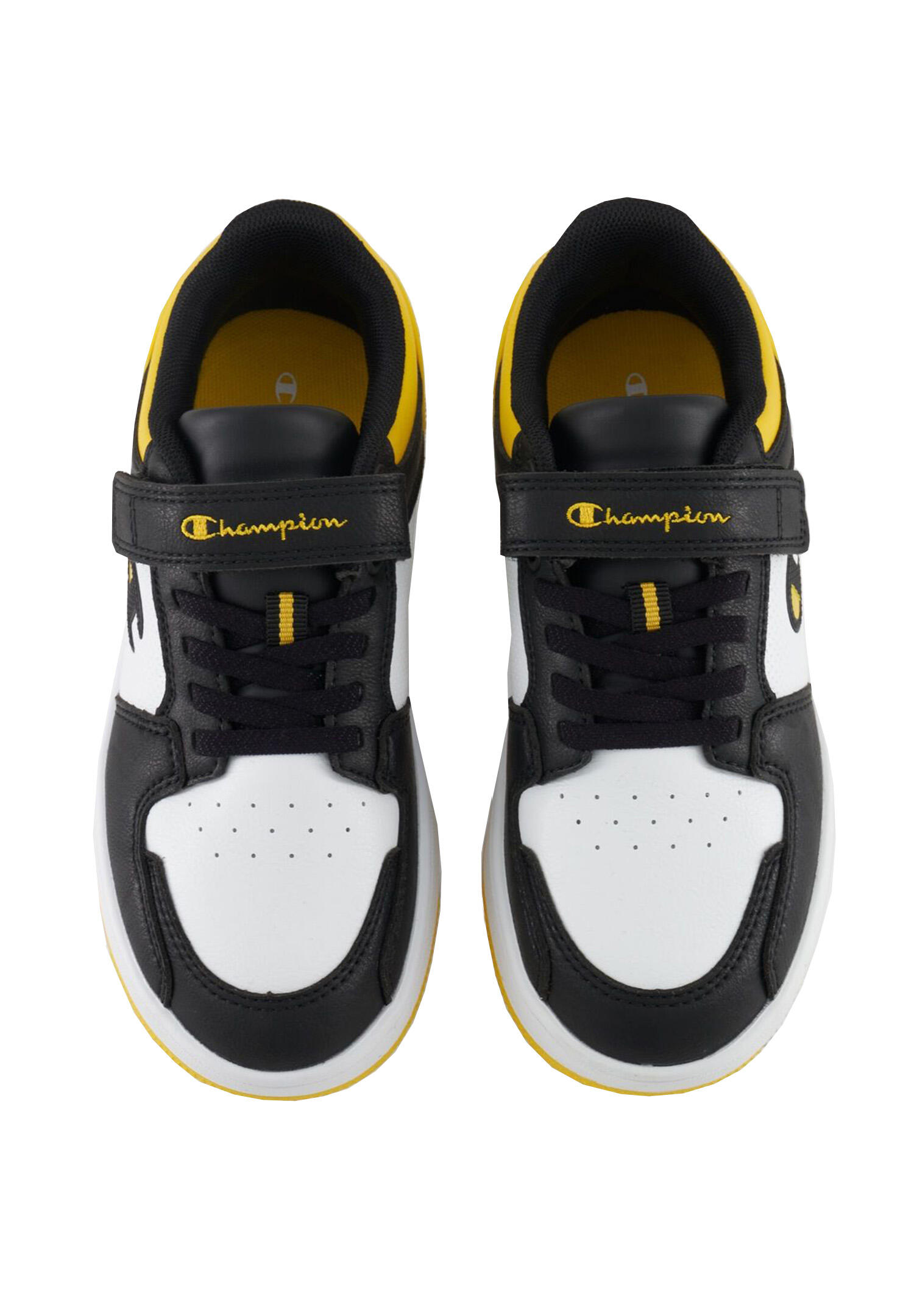 Champion RD 2.0LOW Kinder Sneaker S32414-CHA-WW013 weiss/schwarz/gelb 4/4