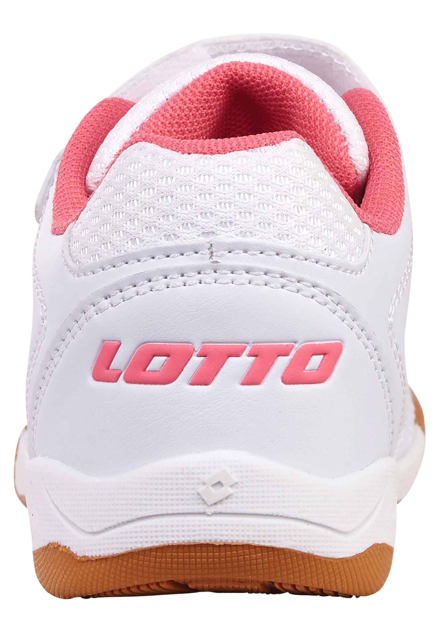 Lotto Schuhe WHIZZER K Kinder Low Top Sneaker 2600120K Weiss/Pink 3/7
