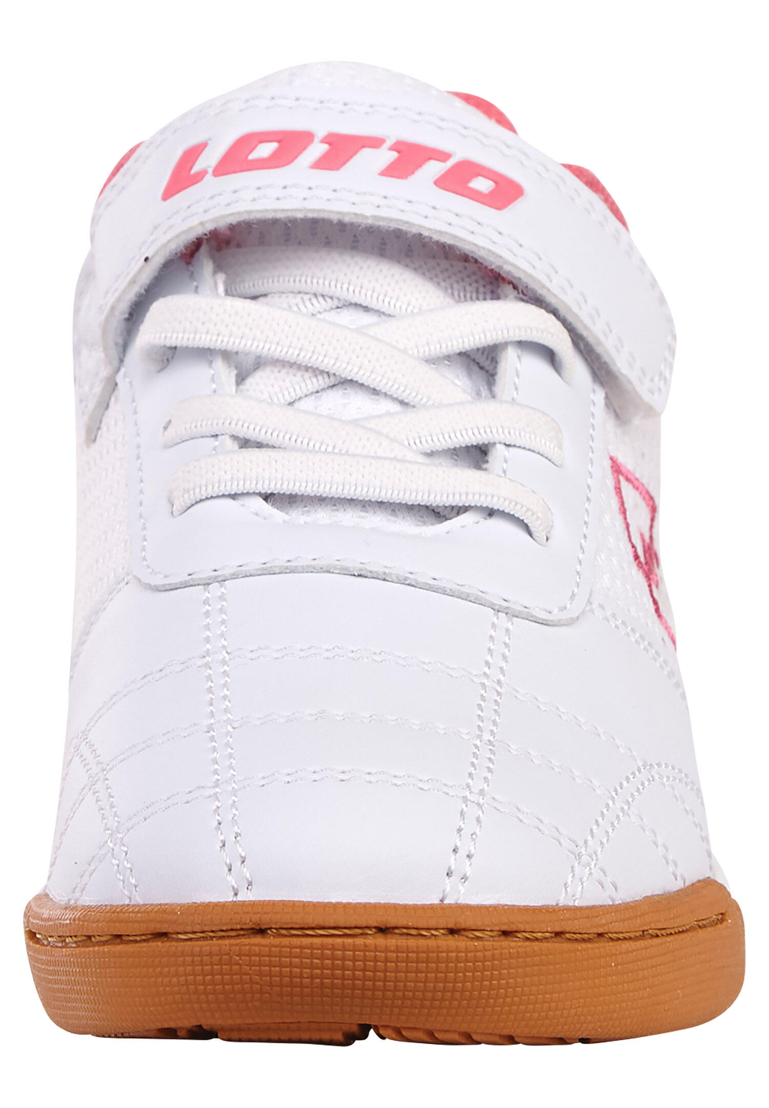 Lotto Schuhe WHIZZER K Kinder Low Top Sneaker 2600120K Weiss/Pink 2/7