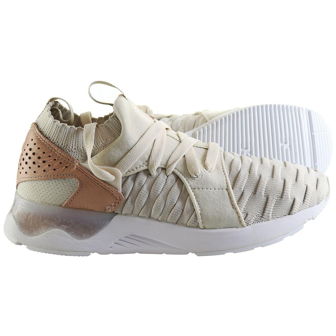 Asics Gel-Lyte V Sanze Knit Mens Beige Trainers 3/5