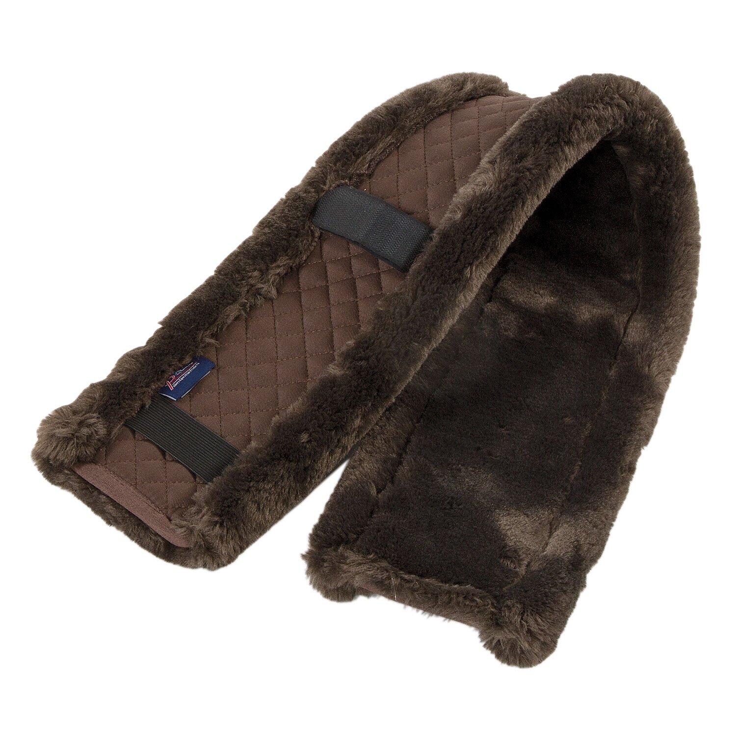 Rivestimento Per Sottopancia Per Cavallo Performance SupaFleece GP Marrone 2/2