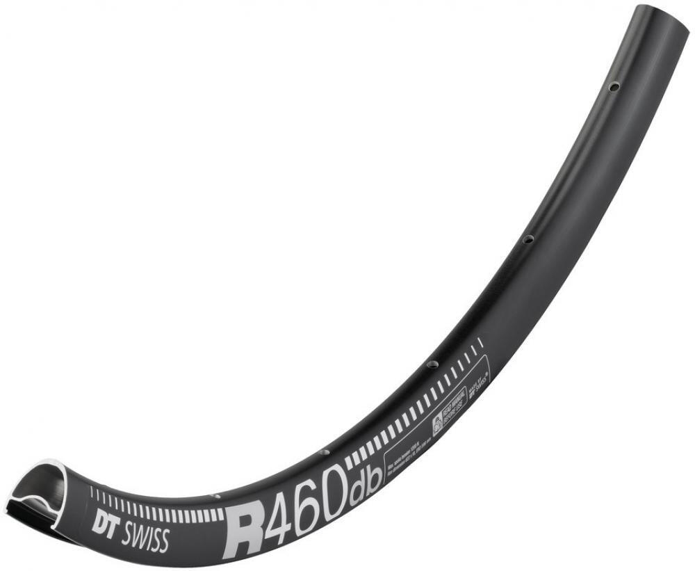 DT SWISS Felge R 460 Double-Butted 28 Zoll Schwarz 32-Loch 622-18 Ventilloch ... 1/2
