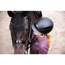 Casque Air Luxe Pure Noir mat visiere simple - Abus