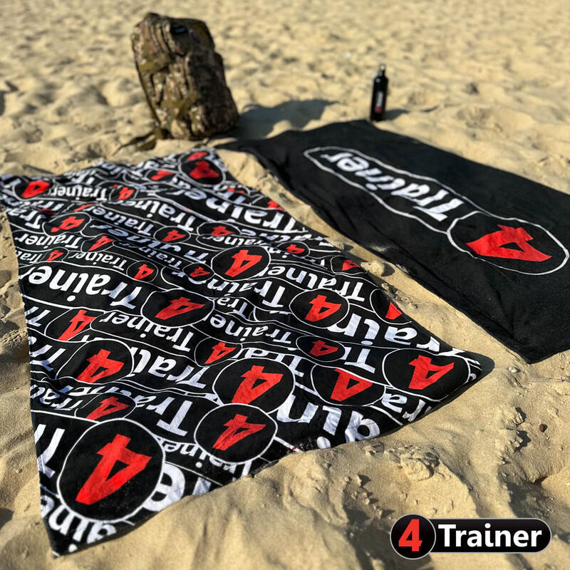 Serviette PLAGE - Monogramme 4TRAINER - 150cm x 70cm - 4TRAINER 2/4
