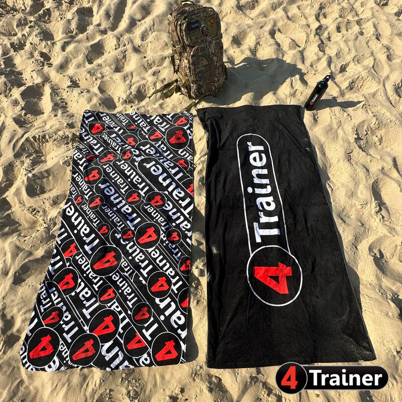 Serviette PLAGE - Monogramme 4TRAINER - 150cm x 70cm - 4TRAINER 3/4