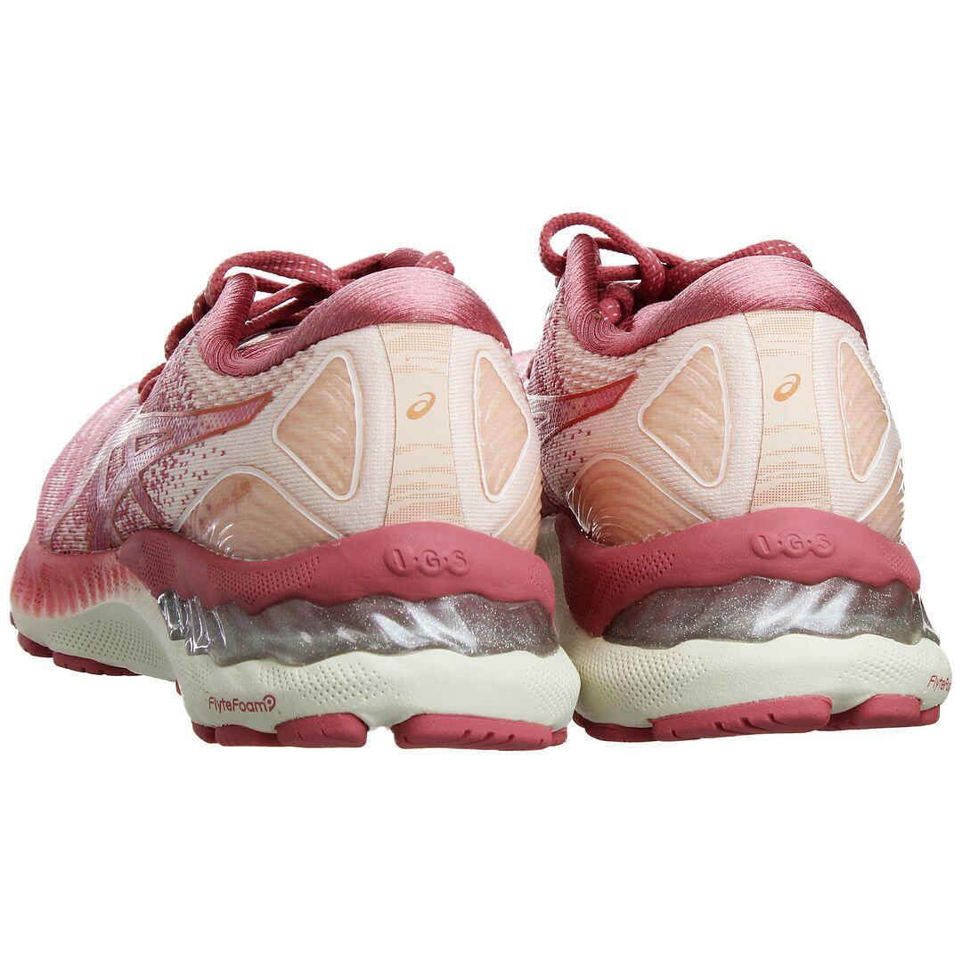 Asics Gel-Nimbus Womens Pink Running Trainers 3/5