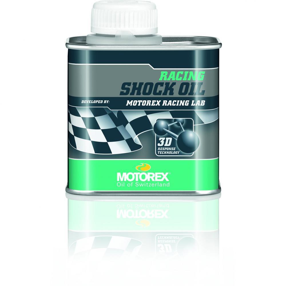 MOTOREX Bottiglia di latta dell'olio per ammortizzatori Motorex Racing