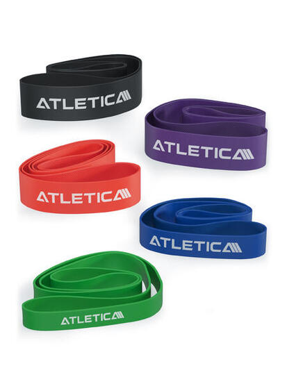 5 Widerstandsbänder | Heavy Set 45 - 110kg | 100% Kautschuk