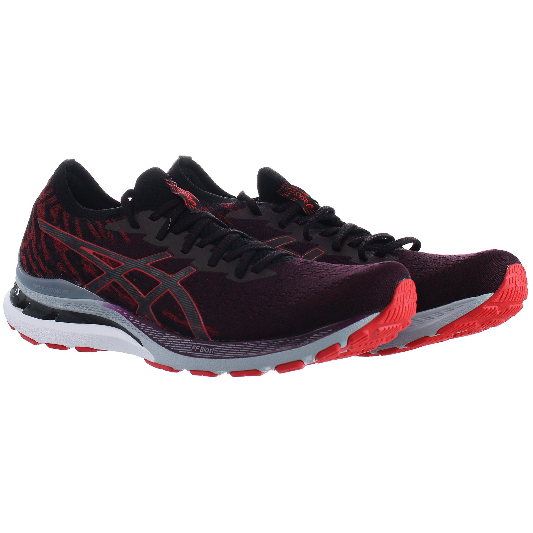 Asics Gel-Kayano 28 MK Mens Black/Red Trainers 1/5