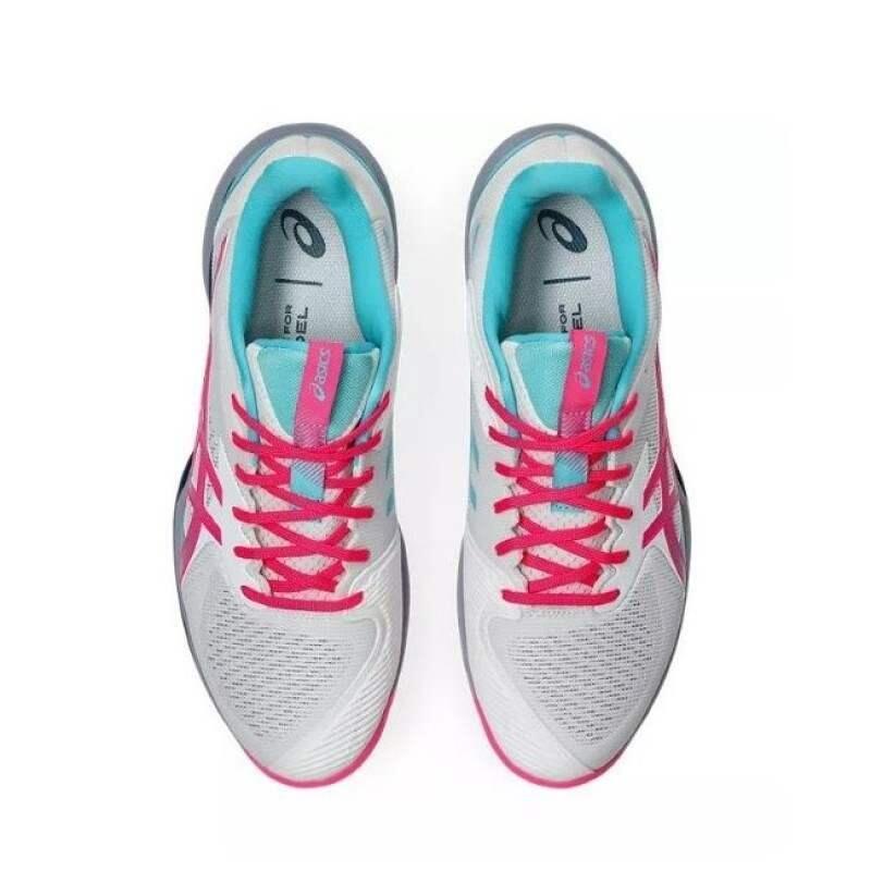 Zapatillas Asics Solution Speed FF 3 Padel Blanco Rosa 2/5
