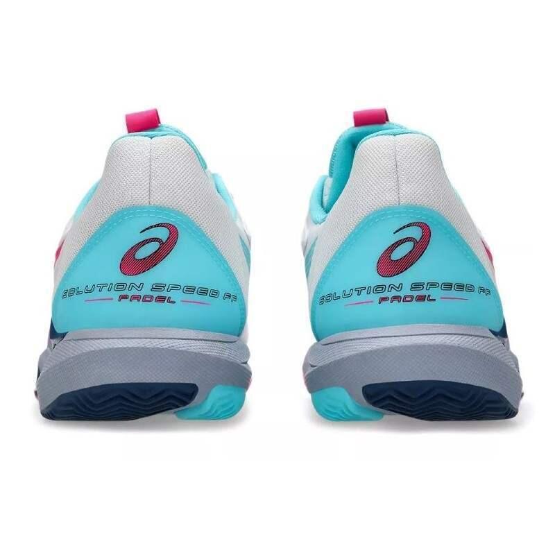 Zapatillas Asics Solution Speed FF 3 Padel Blanco Rosa 3/5