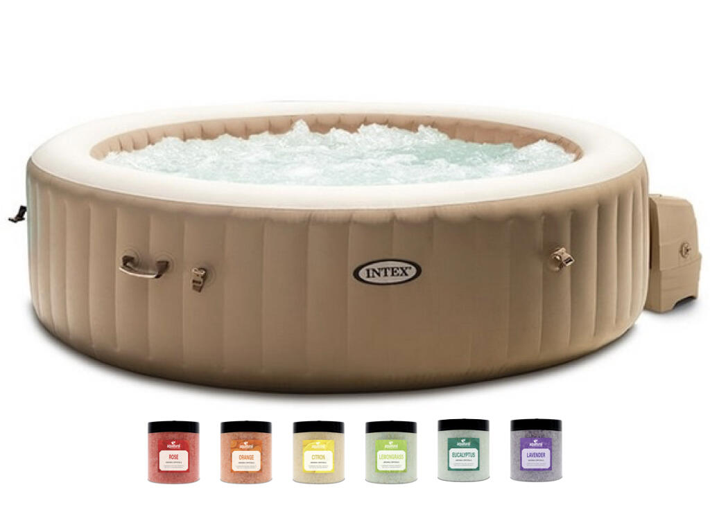 INTEX Intex Purespa Bubble Massage + Aquatural Set Aroma Crystals 6 x 350 gram