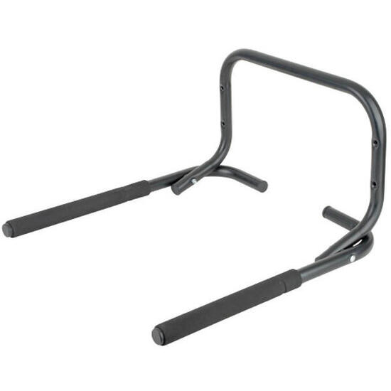 Point support mural vélo DUO acier pliable pour 2 vélos noir