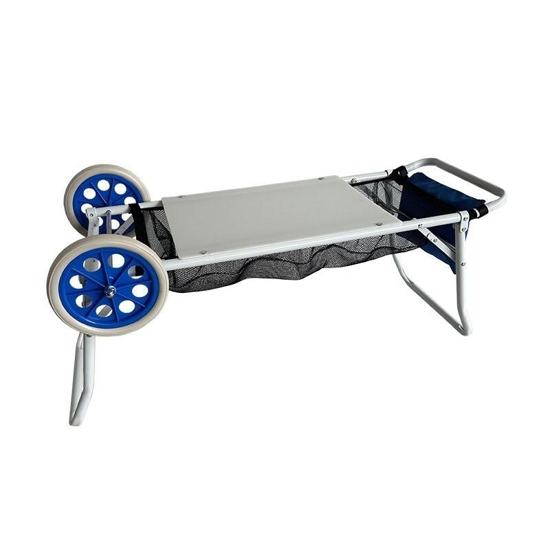 MARBUENO Marbueno Carrito Portasillas Acero Mesa Camping y Playa 108X51X51 cm 10362