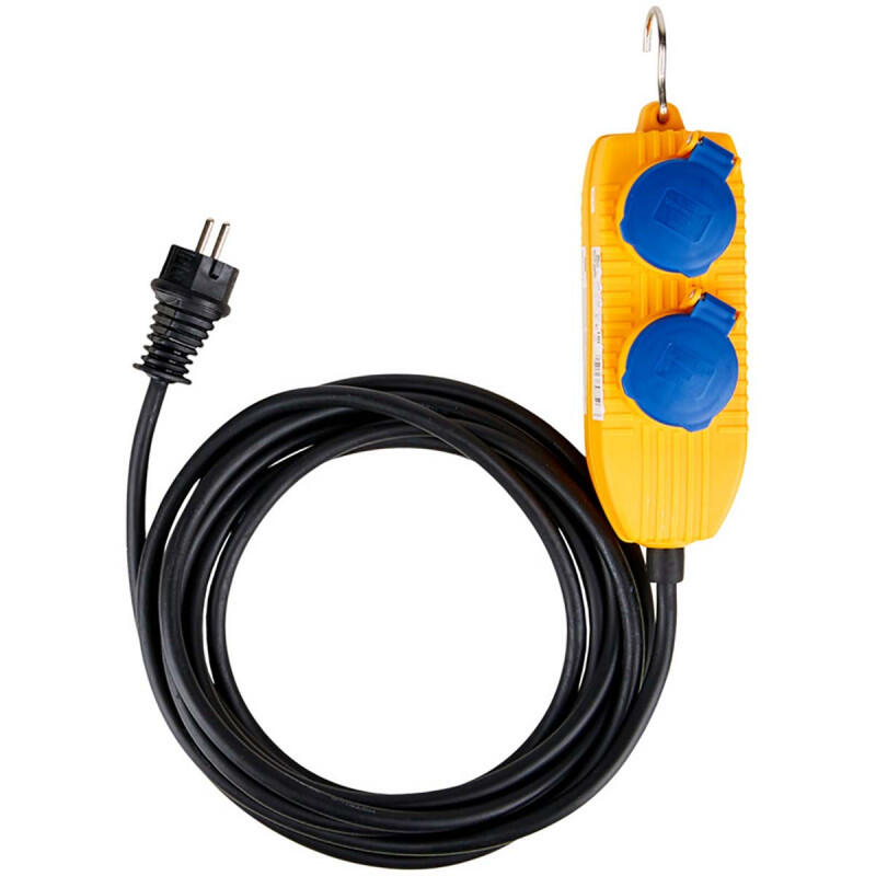 NEDIS Câble De Chantier 5 M Protection IP54 Avec Bloc d'Alimentation 2/5