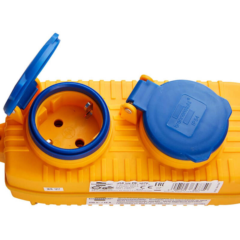 NEDIS Câble De Chantier 5 M Protection IP54 Avec Bloc d'Alimentation 3/5