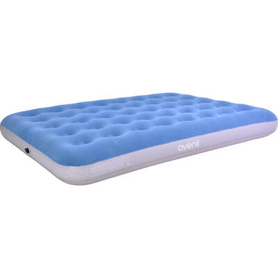 Avenli aufblasbares Luftbett / Campingmatratze blau 191 x 137 x 22 cm