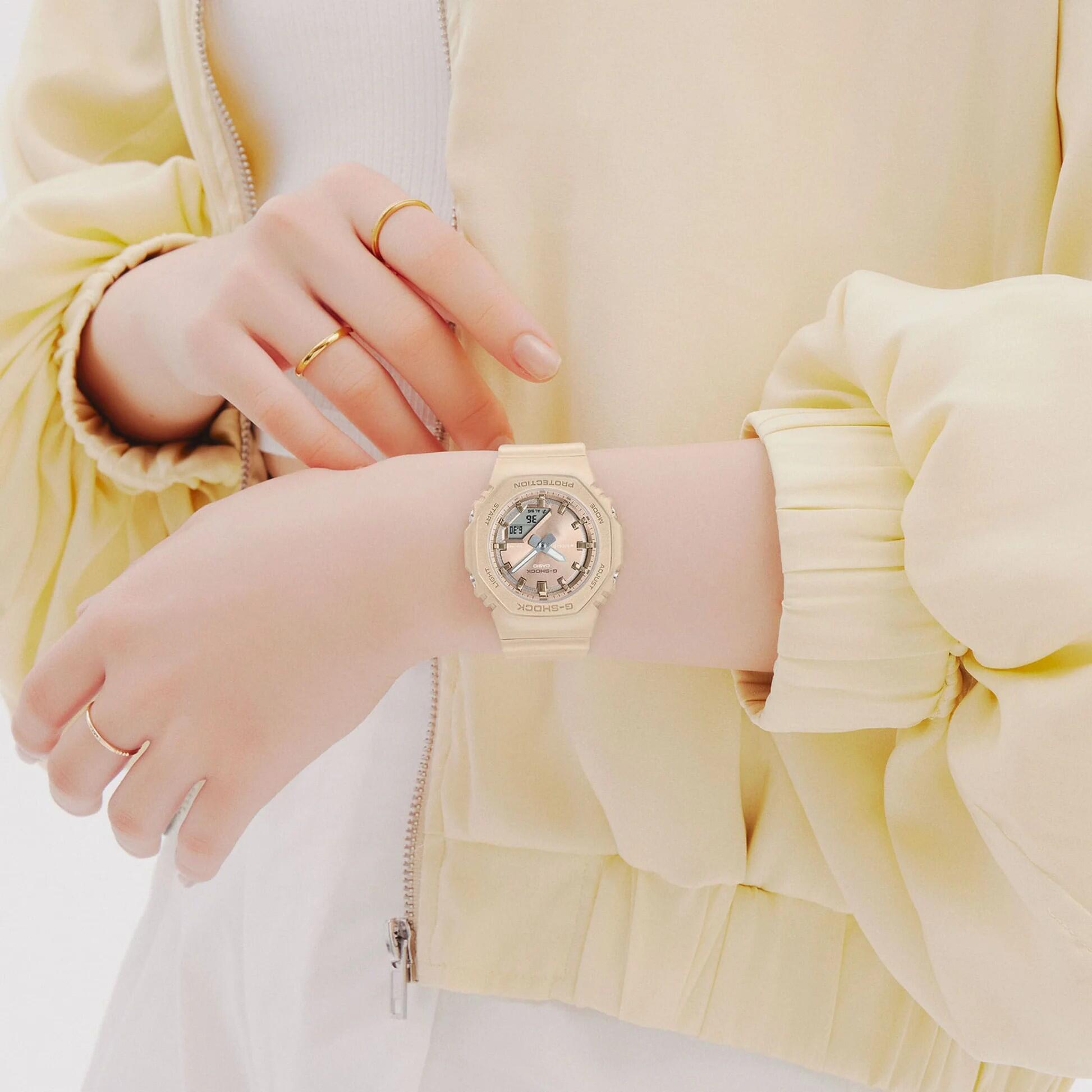 Casio Analogique - Digital Montre Beige/Beige GMA-P2100ST-9AER 5/6