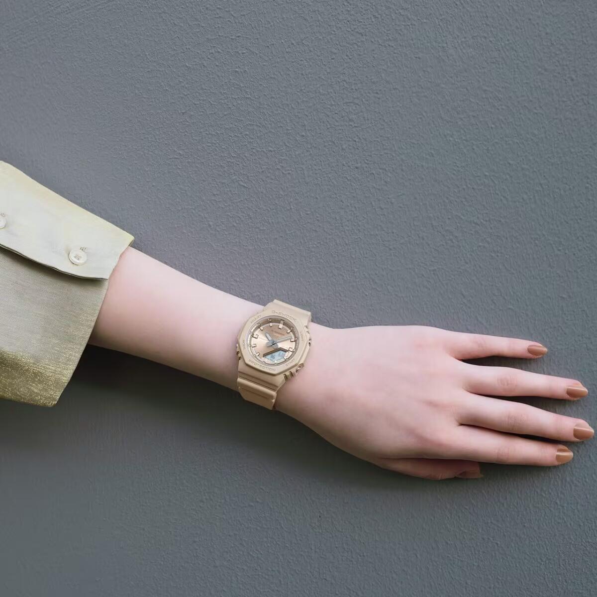 Casio Analogique - Digital Montre Beige/Beige GMA-P2100ST-9AER 4/6