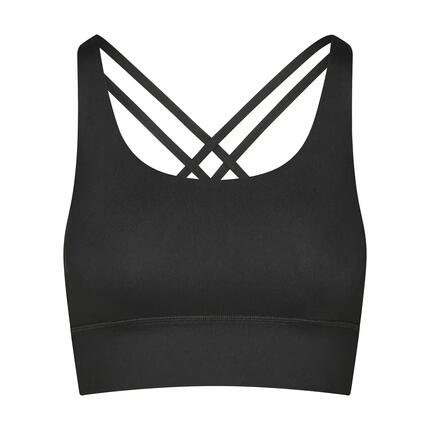 Soutien-gorge de sport, soutien-gorge de yoga, noir XS