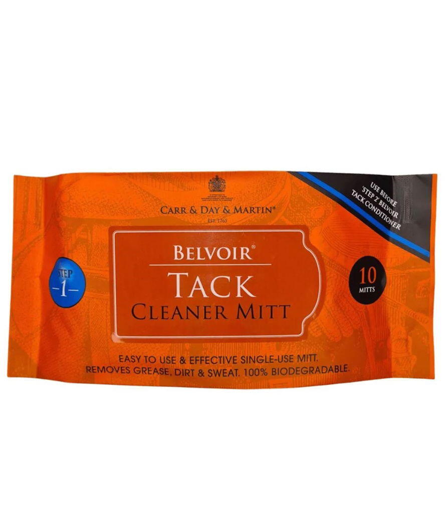CARR & DAY & MARTIN Guanti salviette monouso per la pulizia del cuoio Belvoir Tack Cleaner