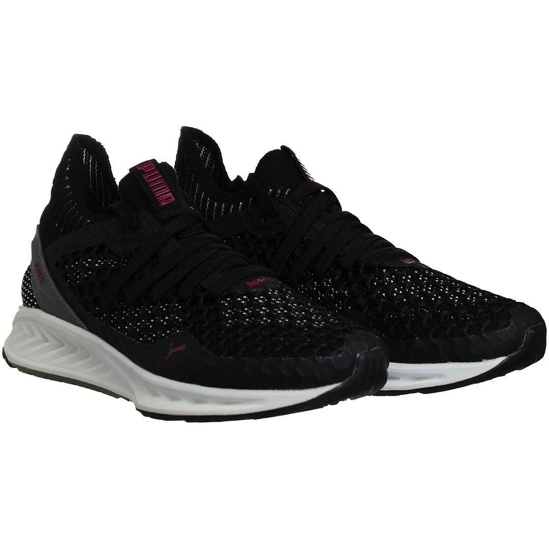 Puma Ignite Netfit Womens Black Running Shoes 1/5