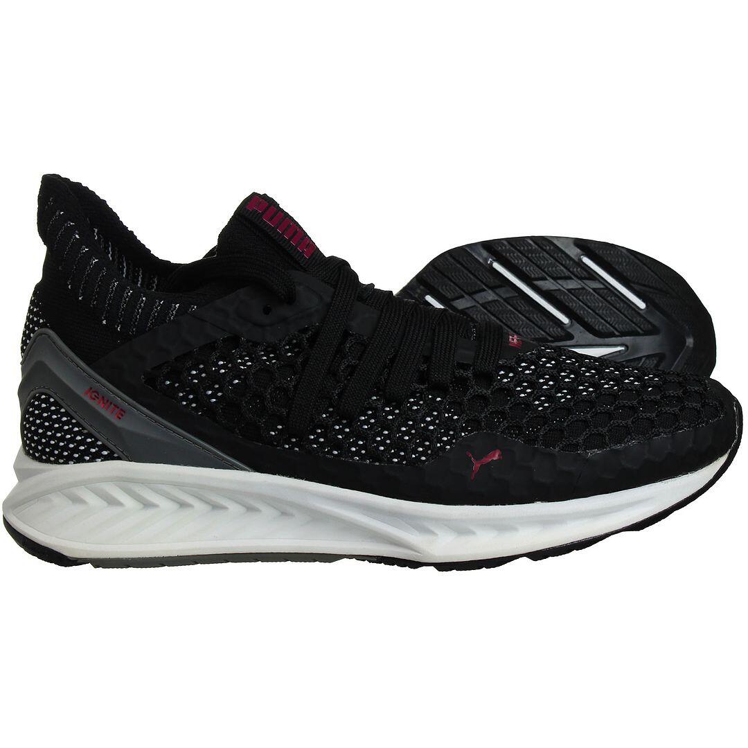 Puma Ignite Netfit Womens Black Running Shoes 3/5