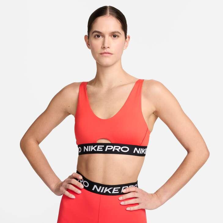 Top - reggiseni sportivi donna nike rosso 1/4