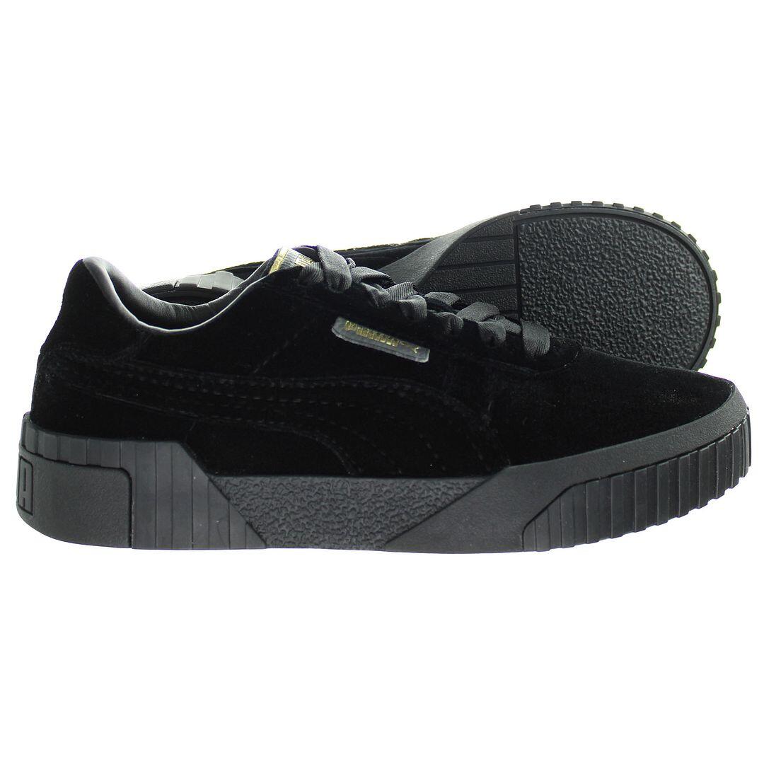 Puma Cali Velvet Womens Black Trainers 4/5