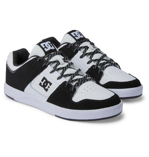Chaussures de skate en cuir Blanc Homme