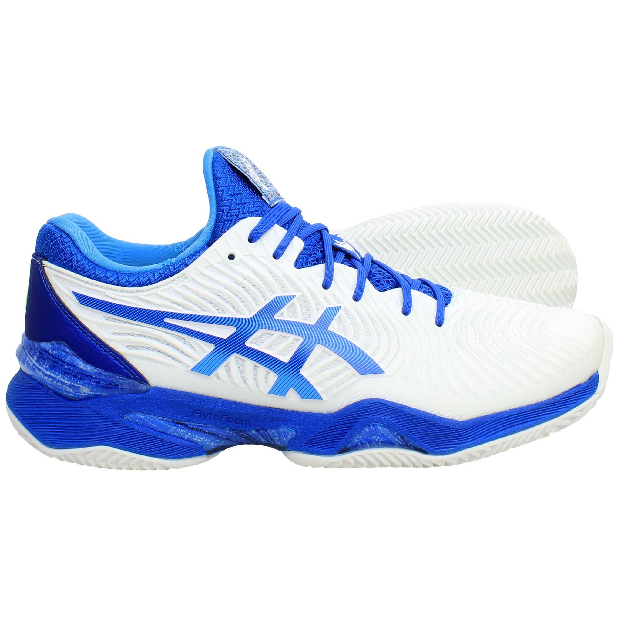 Asics Court FF Novak Clay Mens White Tennis Shoes ASICS | Decathlon