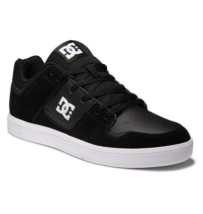Chaussures de skate en cuir Noir Homme