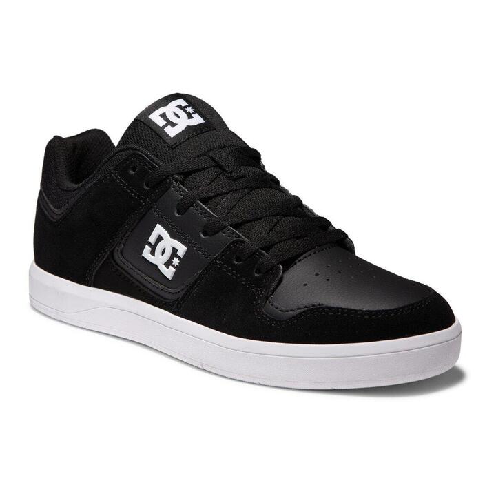 chaussures-de-skate-en-cuir-noir-homme-dc-shoes-decathlon