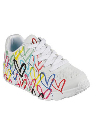 Baskets Skechers Modèle Uno Lite Couleur Blanc