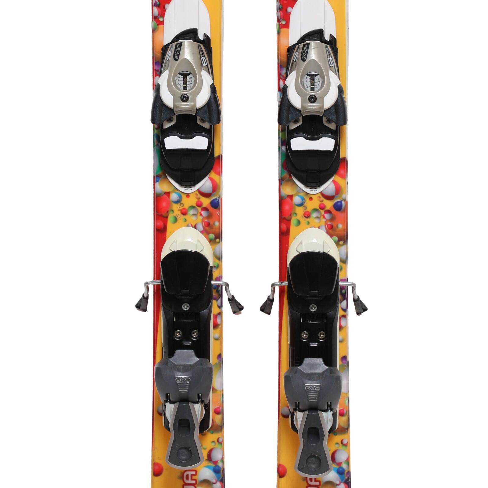 RECONDITIONNE - Mini Ski Wedze Quechua + Fixations 3/4