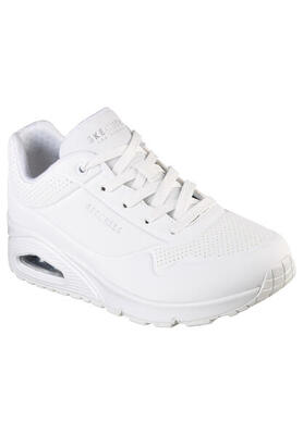 Skechers Street Uno -STAND ON AIR Damen WIDE FIT Sneaker 73690W weiss