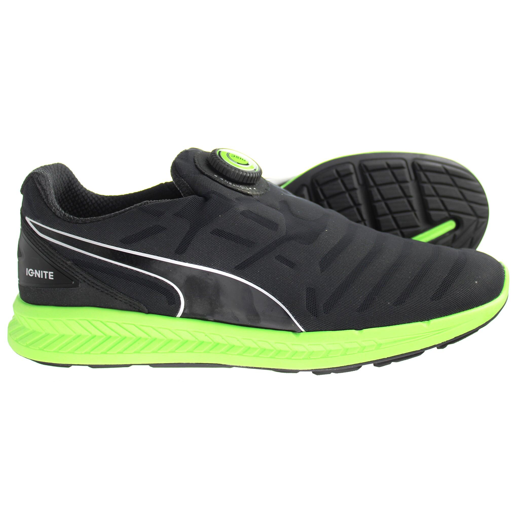 Puma Ignite Disc Mens Black Running Shoes 3/5