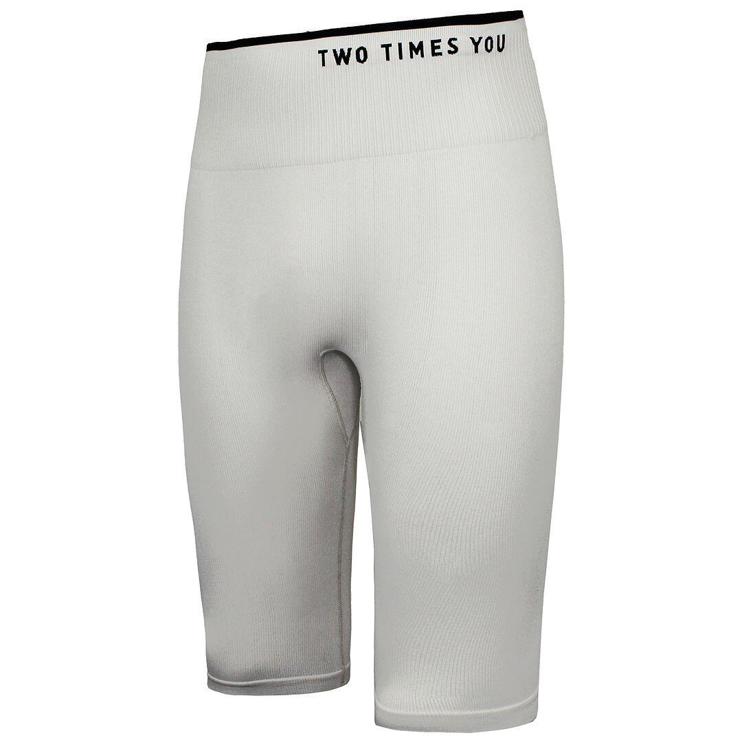 2XU Engineered Hi-Rise Womens Beige/Black Shorts 1/2